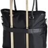 Kenneth Cole Reaction Chelsea Quilted Chevron 15" Laptop & Tablet Business Tote With Removeable Shoulder Strap, Black - Image 5