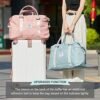 Travel Duffel Bag, Sports Tote Gym Bag, Shoulder Weekender Overnight Bag for Women - Image 5