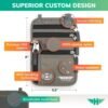 HERO Neck Wallet – RFID Blocking Passport Holder – Easy to Conceal Travel Pouch - Image 3
