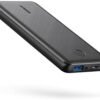 Anker Portable Charger, 313 Power Bank (PowerCore Slim 10K) 10000mAh Battery Pack with USB-C (Input Only) and High-Speed PowerIQ Charging Technology for iPhone, Samsung Galaxy, and More.