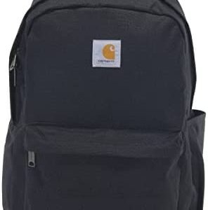 Carhartt Unisex Adult Essentials Backpack with 15-Inch Laptop Sleeve for Travel, Work and School, Black, One Size