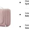 BAGSMART Toiletry Bag, Travel Toiletry Organizer with hanging hook, Water-resistant Cosmetic Makeup Bag Travel Organizer for Shampoo, Full Sized Container, Toiletries, Pink - Image 7