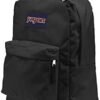 JanSport SuperBreak One School Backpack for Girls, Boys, Black - Durable, Lightweight Bookbag for Teens with 1 Main Compartment, Front Utility Pocket with Built-in Organizer - Premium Backpack - Image 8