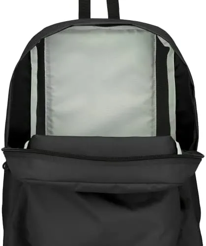 JanSport SuperBreak One School Backpack for Girls, Boys, Black - Durable, Lightweight Bookbag for Teens with 1 Main Compartment, Front Utility Pocket with Built-in Organizer - Premium Backpack - Image 7