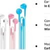 Earbuds Headphones with Microphone Pack of 5, Noise Isolating Wired Earbuds, Earphones with Powerful Heavy Bass Stereo, Compatible with Android, iPhone, iPad, Laptops, MP3 and Most 3.5mm Interface - Image 8