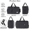 Womens travel bags, travel large capacity, sports Gym Bag, weekender carry on for women, Travel Duffel Bag with Shoes Compartment, Gym Tote Bag for Travel, Training Handbag, Yoga,Sport Bag - Image 2