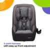 Cosco Mighty Fit 65 DX Convertible Car Seat (Heather Onyx Gray) - Image 4
