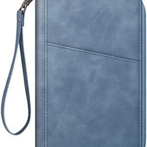 Fintie Family Passport Holder Wallet, RFID Blocking Travel Document Organizer Clutch Bag Credit Cards Case for Women Men