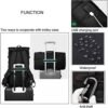 DBNAU Travel Backpack, 35-50L Expandable Carry on Backpack with Shoe Compartment and USB Charging Port, 17inch Laptop Backpack, Airline Approved Convertible Waterproof Durable Luggage Bag for Men - Image 5