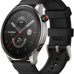 Amazfit GTR 4 Smart Watch for Men Android iPhone, Dual-Band GPS, Alexa Built-in, Bluetooth Calls, 150+ Sports Modes, 14-Day Battery Life, Heart Rate Blood Oxygen Monitor, 1.43”AMOLED Display,Black
