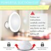 Beinocci 20x Magnifying Mirror with Light - 8" Lighted Makeup Mirror with Strong Magnification - Portable Travel Mirror with Suction Cup Easy Mounting - LED Magnified Mirror for Bathroom - Image 5