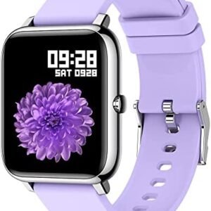 Smart Watch, KALINCO Fitness Tracker with Heart Rate Monitor, Blood Pressure, Blood Oxygen Tracking, 1.4 Inch Touch Screen Smartwatch Fitness Watch for Women Men Compatible with Android iPhone iOS