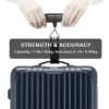 travel inspira Luggage Scale, Portable Digital Hanging Baggage Scale for Travel, Suitcase Weight Scale with Rubber Paint, 110 Pounds, Battery Included - Image 3