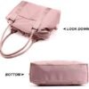 forestfish Duffle Tote Bag Weekender Bags For Women Travel With Trolley Sleeve - Image 6