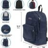 JanSport SuperBreak One School Backpack for Girls, Boys, Black - Durable, Lightweight Bookbag for Teens with 1 Main Compartment, Front Utility Pocket with Built-in Organizer - Premium Backpack - Image 3