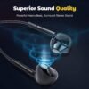 Earbuds Headphones with Microphone Pack of 5, Noise Isolating Wired Earbuds, Earphones with Powerful Heavy Bass Stereo, Compatible with Android, iPhone, iPad, Laptops, MP3 and Most 3.5mm Interface - Image 2