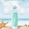 Morfone Travel Bottles for Toiletries, 3oz Tsa Approved Travel Size Containers Leak Proof BPA Free Squeezable Travel Accessories Refillable for Shampoo Conditioner Lotion Liquids(4Pack) - Image 2