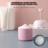 Simayixx Skin Care Easy To Apply Portable Facial Cleanser Foam Maker Foam Make Cup Body Wash Bubble Maker Press Bubbler Bubble Foamer For Face Clean Tool Easy To Use(Pink) - Image 5