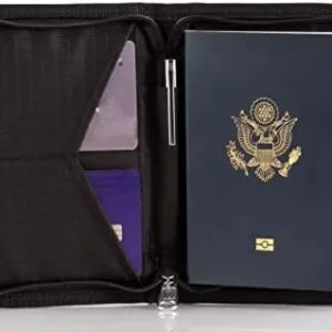 Zero Grid Passport Wallet - Travel Document Holder w/RFID Blocking