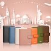 Passport Holder Genuine Leather Passport Wallet RFID Blocking for Men and Women Designer Passport Cover with Snap Closure Fit for 4 X 3 Inches Immunization Record Card Beige - Image 6