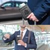 Passport and Vaccine Card Holder Combo, Passport Holder with Vaccine Card Slot, Passport Wallet, Passport Cover, Passport Case, Passport Holder for Women and Men（AA-Black） - Image 5