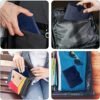 GOAUS Passport Holder RFID Blocking, Passport and Vaccine Card Holder Combo, Passport Wallet Cover Book Case Snap Closure Dark Blue - Image 6