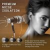 Symphonized Wired Earbuds with Microphone - Noise Isolating Earbuds Wired with Microphone, Ear Buds with Wire, Earbuds for Computer, Corded Earbuds, Earphones Wired, In-Ear Headphones Wired 3.5mm - Image 2