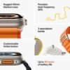 Apple Watch Ultra [GPS + Cellular 49mm] Smart Watch w/Rugged Titanium Case & Black/Gray Trail Loop S/M. Fitness Tracker, Precision GPS, Action Button, Extra-Long Battery Life, Brighter Retina Display - Image 7