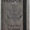 Passport Holder Cover Wallet RFID Blocking Leather Card Case Travel Document Organizer