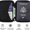Zero Grid Passport Wallet - Travel Document Holder w/RFID Blocking - Image 7