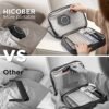 3 in 1 Charging Station for Apple Multiple Devices, Hicober Travel Wireless Charger for Magsafe Charger Foldable Stand Compatible for Apple Watch/iWatch/Airpods/for iPhone 14 13 12 Pro Max Black - Image 5