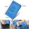 2Pack Passport Holder, Passport and Vaccine Card Holder Combo, Passport Holder with Vaccine Card Slot, Passport Wallet, Passport Cover, Passport Case, Passport Holder for Women Men (C-Sky Blue+Purple) - Image 4