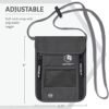 Travel Neck Wallet with RFID Blocking – Passport Holder Neck Pouch to Keep Your Cash And Documents Safe – Get Peace Of Mind When Traveling - Image 3