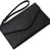 ZOPPEN Passport Holder Travel Wallet (Ver.5) for Women Rfid Blocking Multi-purpose Passport Cover Case Document Organizer Wrist Strap - Image 4