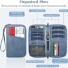 Fintie Family Passport Holder Wallet, RFID Blocking Travel Document Organizer Clutch Bag Credit Cards Case for Women Men - Image 2
