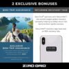 Zero Grid Passport Wallet - Travel Document Holder w/RFID Blocking - Image 4