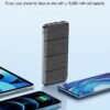 LOVELEDI Portable-Charger-Power-Bank - 15000mAh Dual USB Power Bank Output 5V3.1A Fast Charging Portable Charger Compatible with Smartphones and All USB Devices(Black) - Image 2