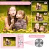 Digital Baby Camera for Kids Teens Boys Girls Adults,1080P 48MP Kids Camera with 32GB SD Card,2.4 Inch Kids Digital Camera with 16X Digital Zoom, Compact Mini Camera Kid Camera for Kids/Student（Pink） - Image 3