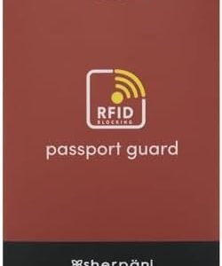 Sherpani RFID Passport Shield, RFID Blocking Travel Passport, Passport Holder Wallet Pocket (Cider)