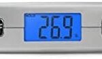 Eat Smart SmartGrip Portable Instant Read Digital Handheld Luggage Scale, Compact, Easy to Read, Lightweight, Durable, High 110 lb Capacity, Battery Included, Silver - Image 8
