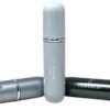 Travalo Classic HD Perfume Atomizer 3 Bundle Refillable System Travel TSA Approved | Reusable Easy-Fill Mini Pump Sprayer | Lightweight Elegant w/Volume Window | White, Titanium, Silver 3 Pack 0.17oz - Image 2