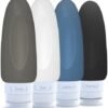Dot&Dot Leak Proof Travel Bottles for Toiletries - 4 Pack Silicone Travel Toiletry Bottles - Travel Shampoo and Conditioner Bottles with TSA Quart Bag - 3 oz Travel Size Bottles - Image 3