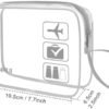 ANRUI TSA Approved Toiletry Bag, 3-PACK Same Size Clear Toiletry Bag with Handle - Image 6