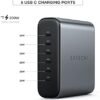Satechi 200W 6-Port GaN Charger - 2X 140W USB-C and 4X USB-C, Fast Charging Travel Station for Apple and Most Thunderbolt Devices - Image 2