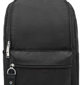 OMOUBOI Casual Daypacks Superbreak Backpack 14 inch Laptop Backpack for Women & Men Fits Tourism Business (Black)