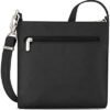 Travelon Anti-Theft Classic Mini Shoulder Bag, Black, One Size, 8.5 x 8.5 x 2 - Image 5