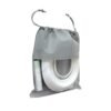 Nuby On-The-Go Portable Potty Seat - Travel Toilet Seat for Boys and Girls 18+ Months - Includes Storage Bag and Disposable Potty Liners - Toddler Travel Essentials - Toddler Potty Training Toilet - Image 4
