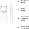 [2 Pack] WEIZY Aux Earbuds, Vize 3.5mm Wired Headphones Noise Isolating Earphones Volume Control & Built-in Microphone Compatible with iPhone/Samsung/Android/MP3/MP4 - Image 8