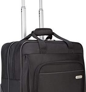 Targus 16 Inch Black Water Resistant Rolling Laptop Case with Telescopic Handle