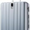 Hanke 20 Inch Carry On Luggage 22x14x9 Airline Approved Lightweight PC Hard Shell Suitcases with Wheels Tsa Luggage Rolling Suitcase Travel Luggage Bag for Weekender(Gray)